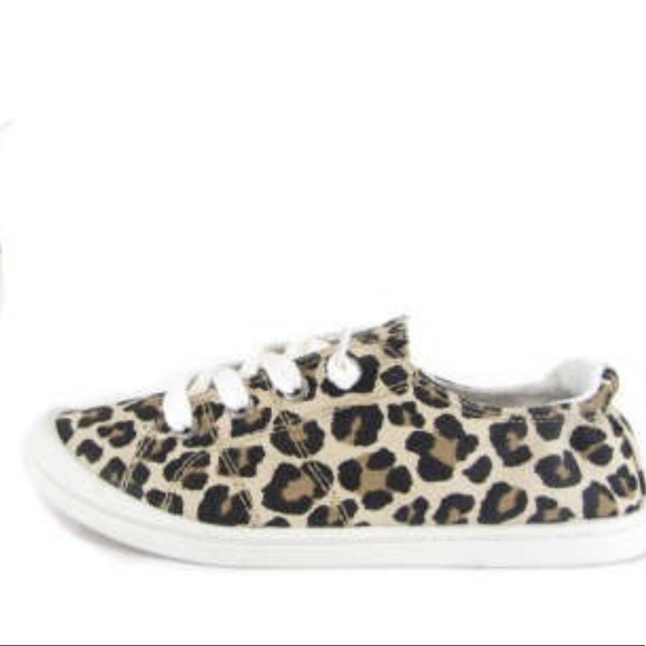 Leopard Slip On Comfy Sneakers - Picture 7 of 7